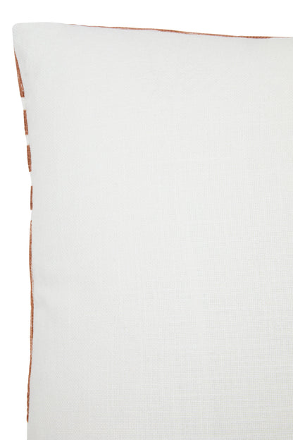 Nomad Ozella Natural and Terracotta Square Cushion