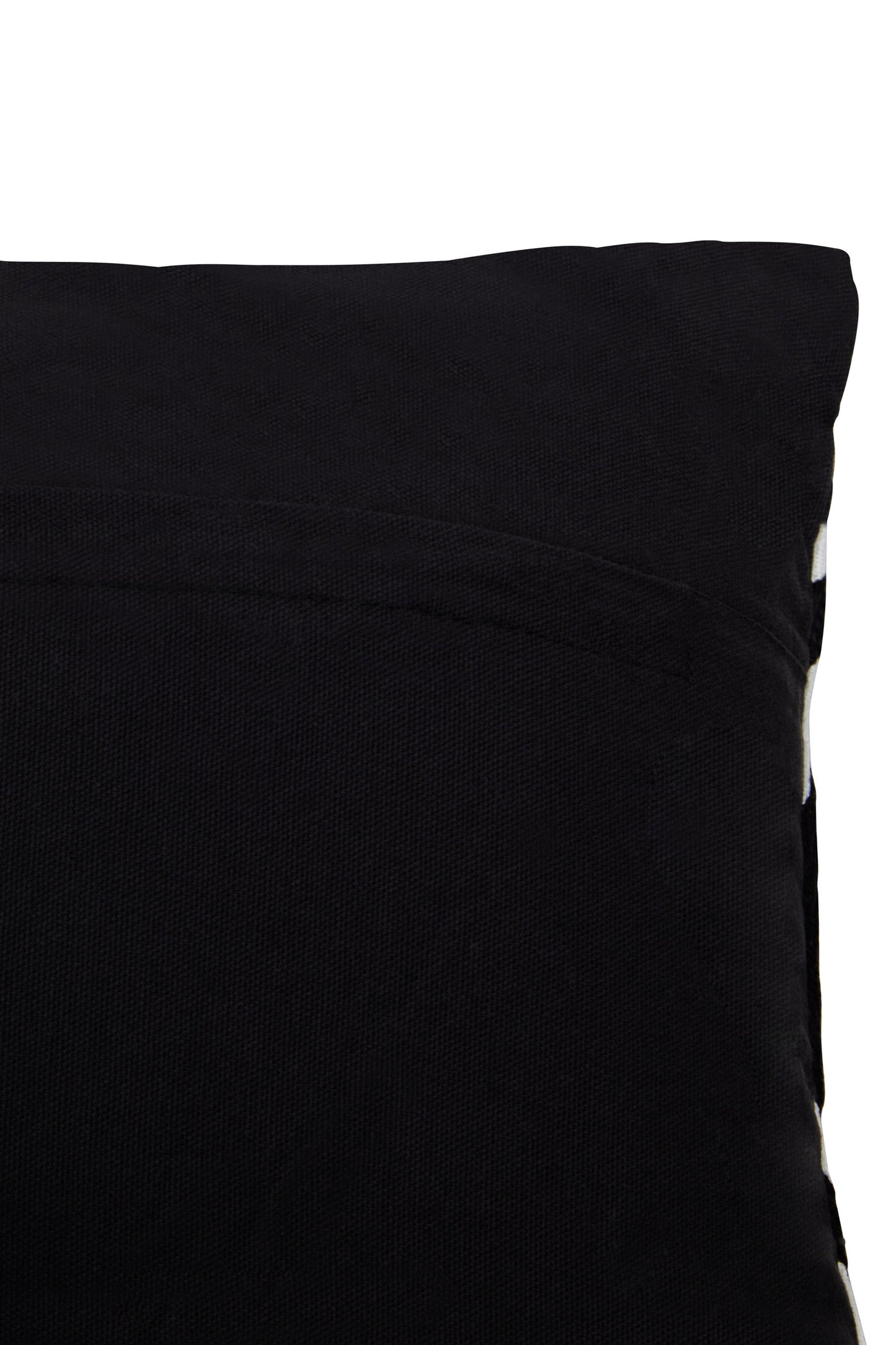 Nomad Ozella Black and White Rectangular Cushion