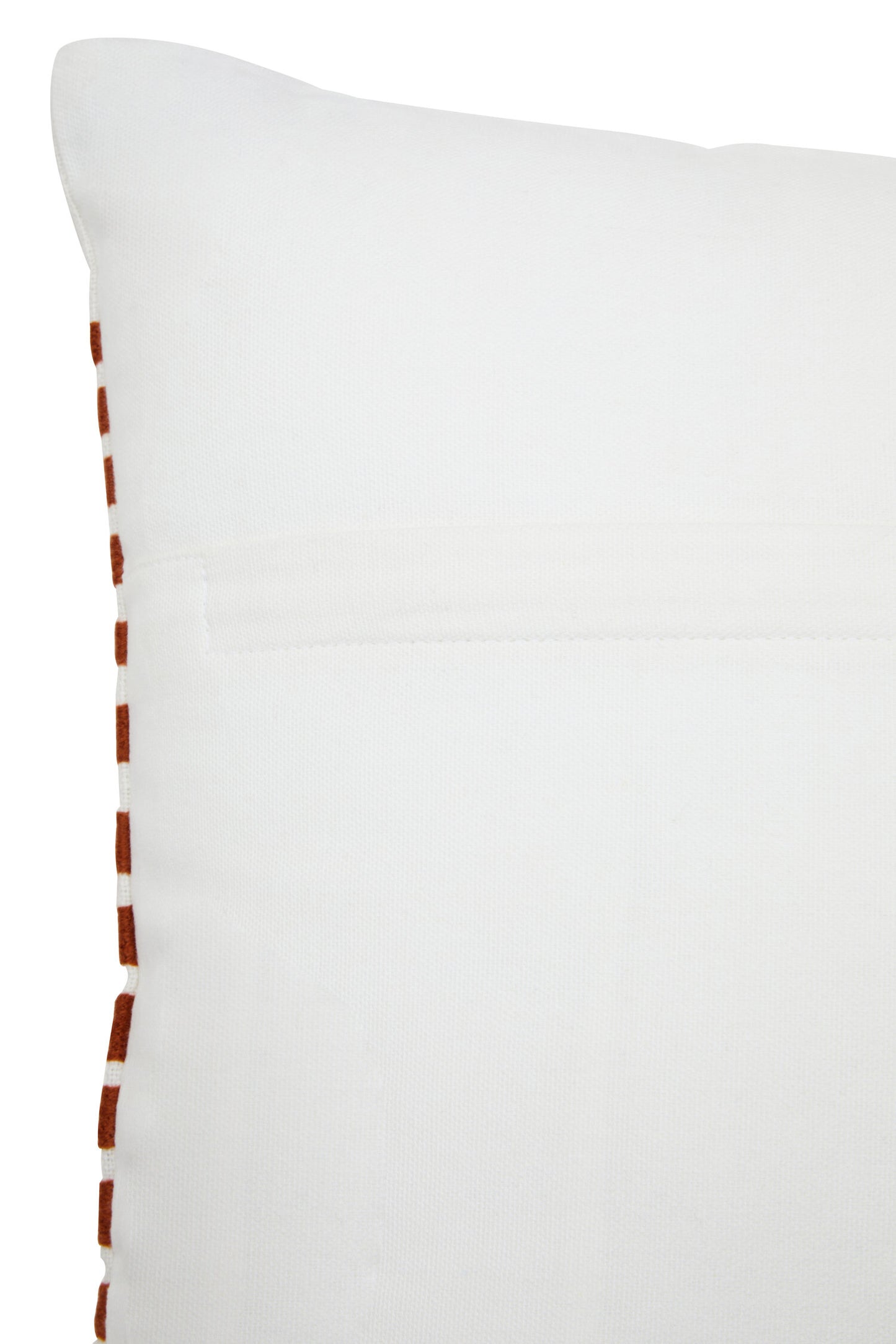 The Edit Rust White Decorative Cushion