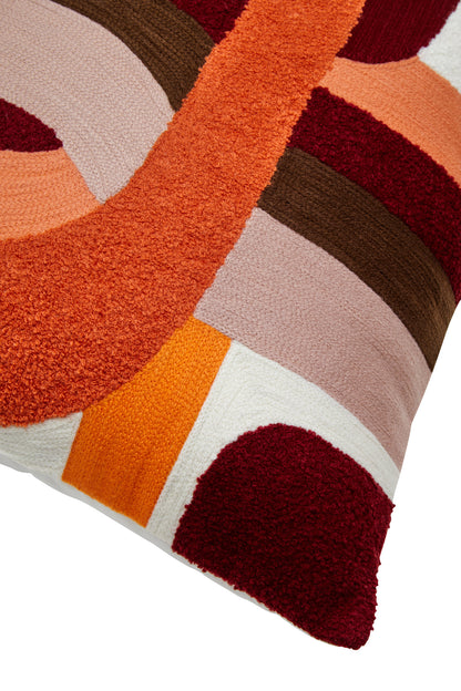 The Edit Multi Coloured Square Cushion