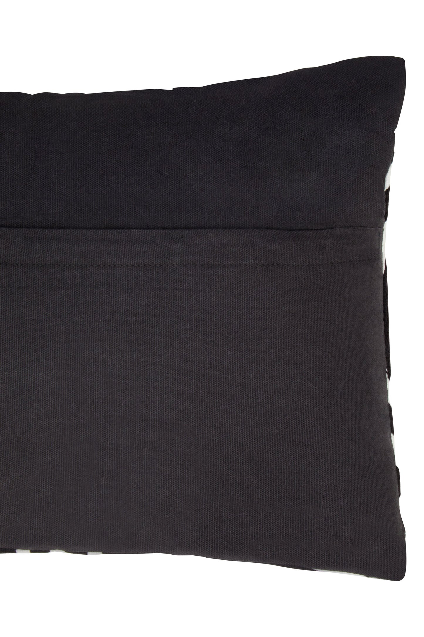 Nomad Ozella Black and White Rectangular Cushion