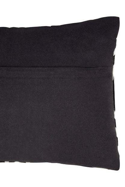 Nomad Ozella Black and White Rectangular Cushion