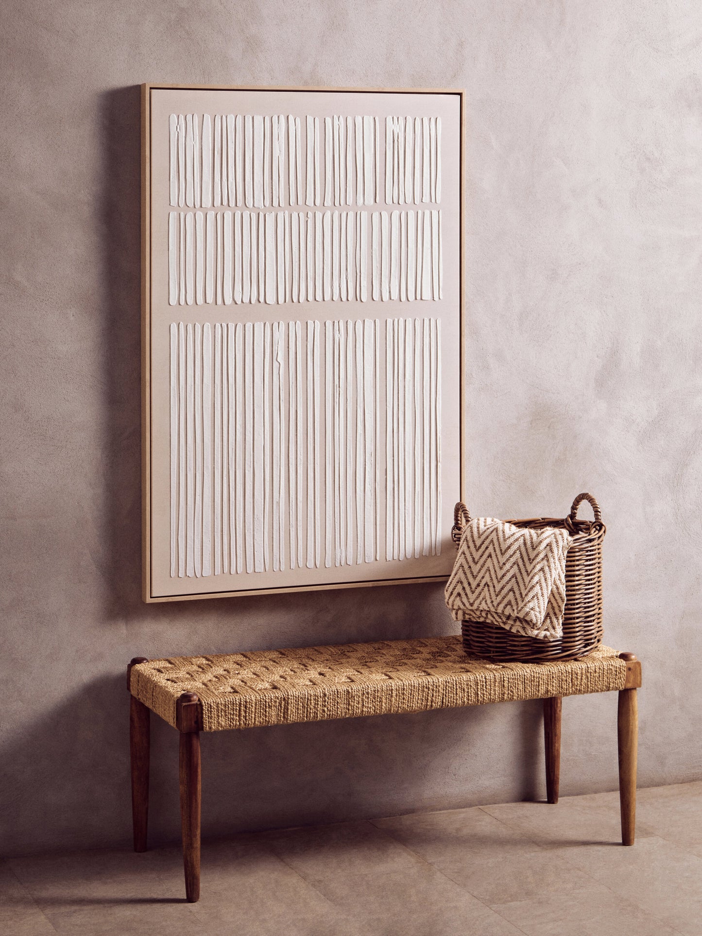 Galleria Natural Textured Canvas Wall Art