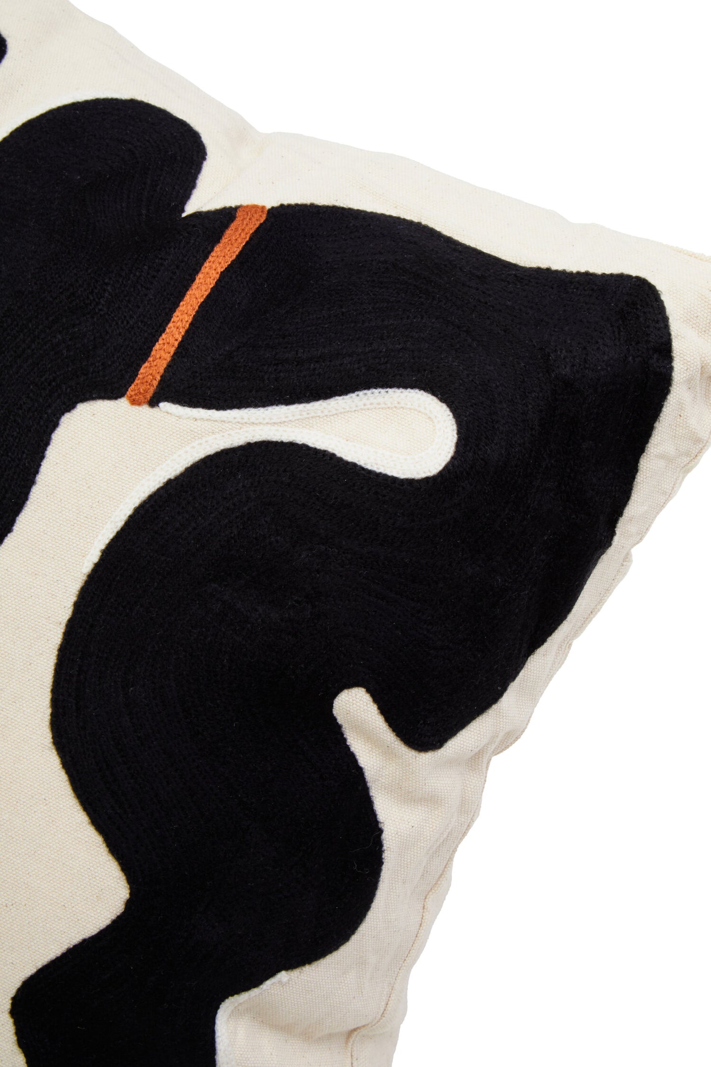 The Edit Black Beige Decorative Cushion