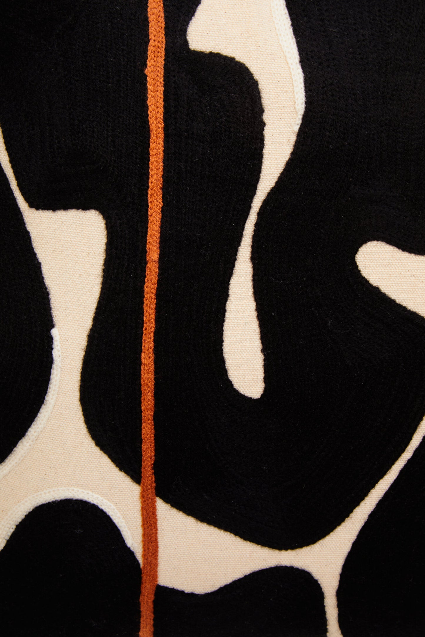The Edit Black Beige Decorative Cushion
