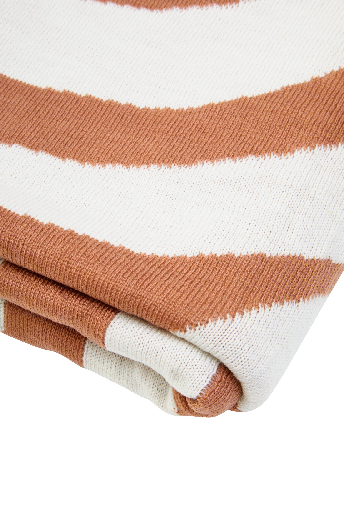 The Edit Natural Terracotta Abstract Throw