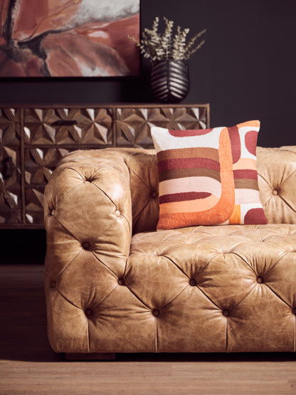 The Edit Multi Coloured Square Cushion