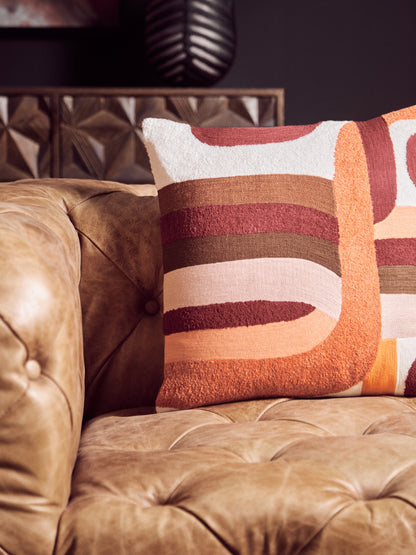 The Edit Multi Coloured Square Cushion