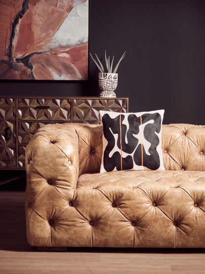 Galleria Terracotta Textured Abstract Wall Art