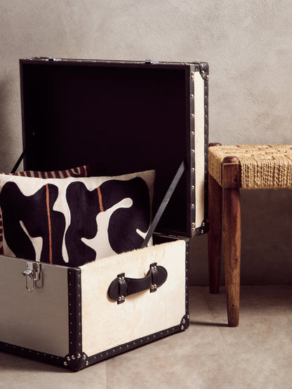 The Edit Black Beige Decorative Cushion