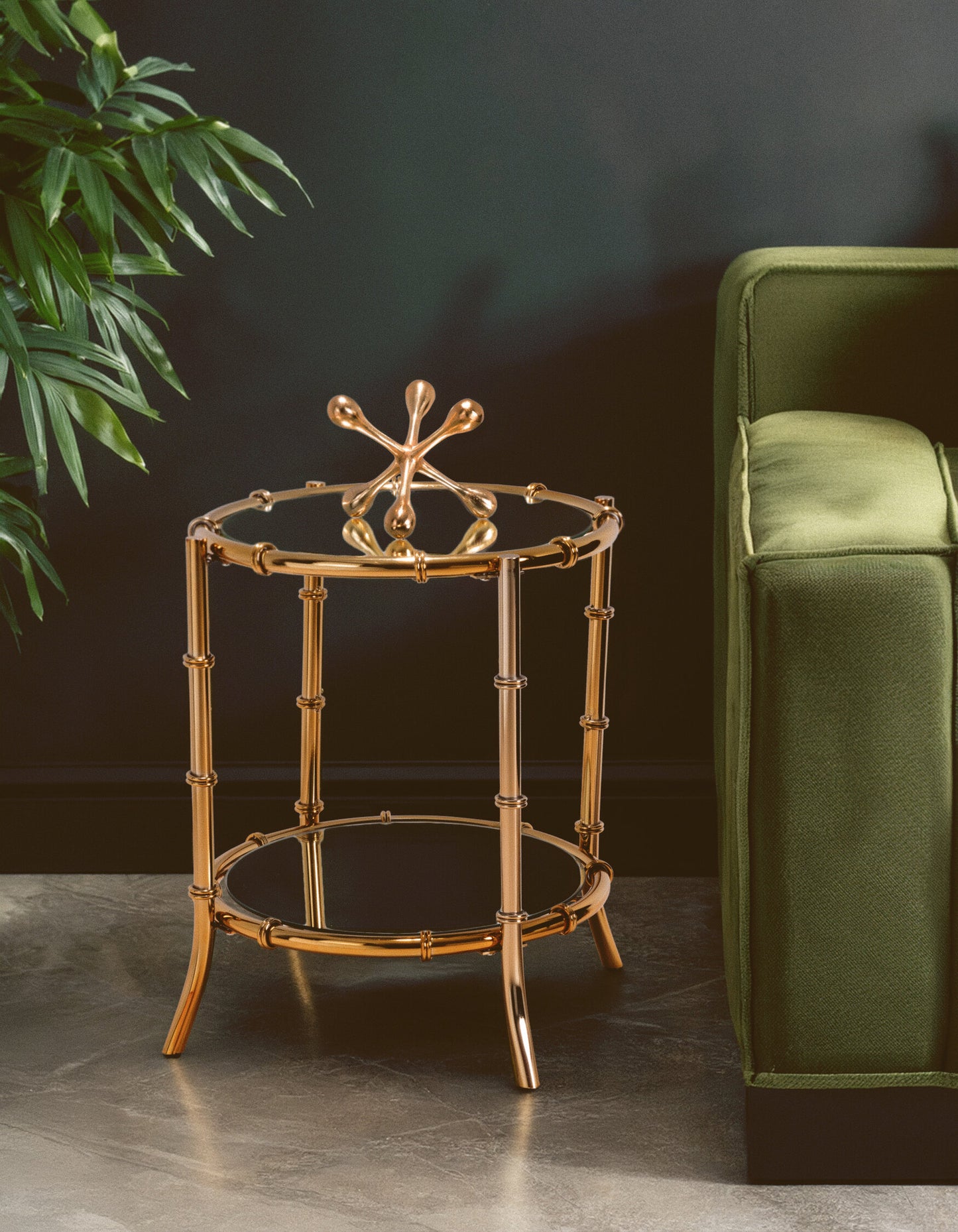 Knightsbridge Townhouse Bamboo Design Side Table