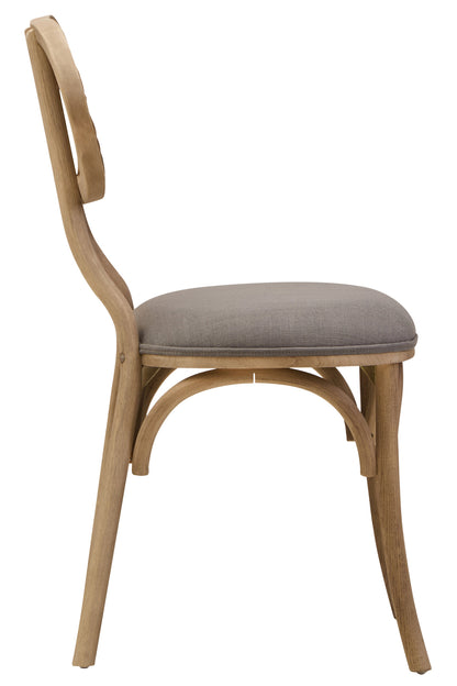 Fiji Grey Wash Elm Wood Dining Chair