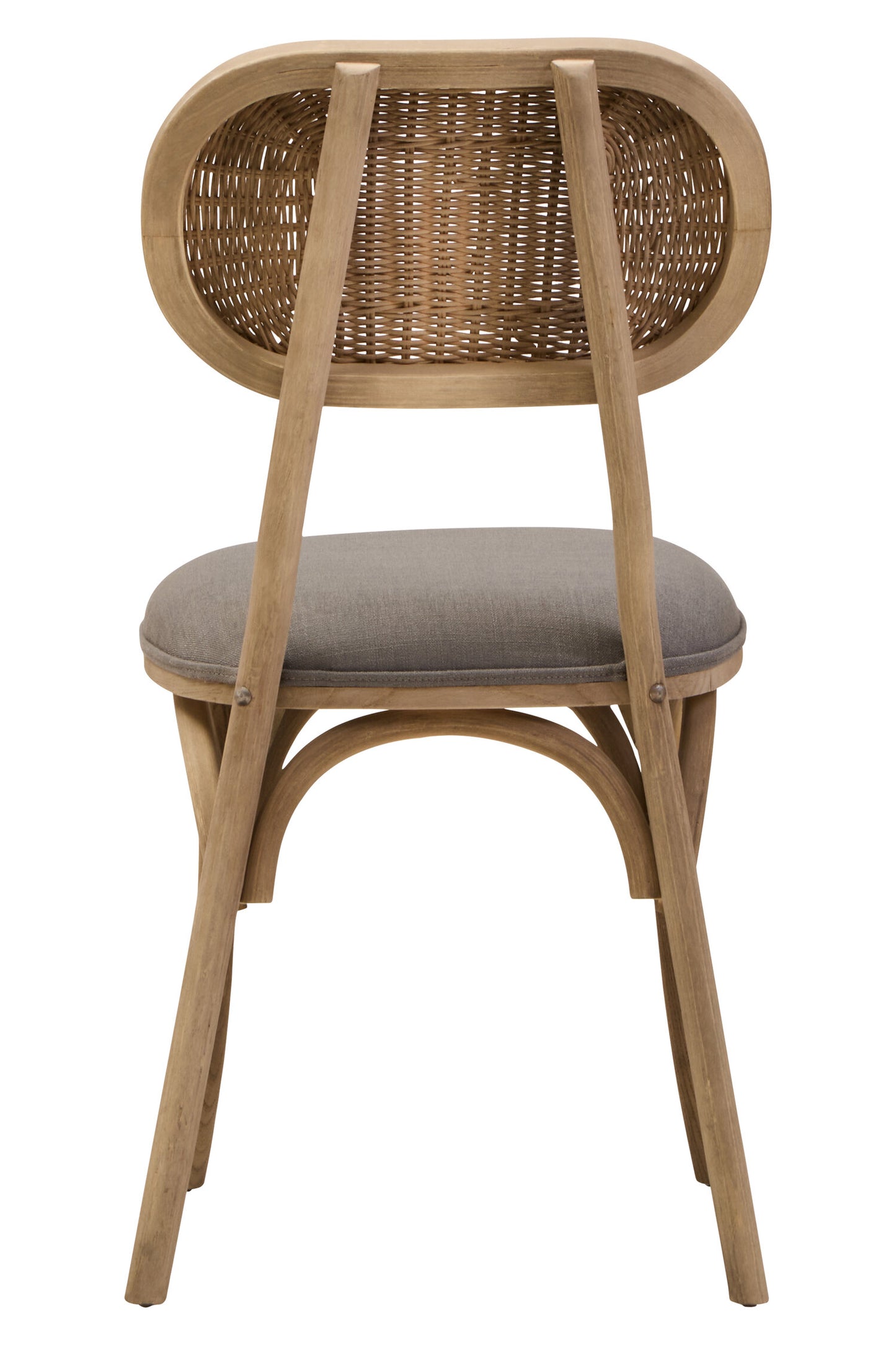 Fiji Grey Wash Elm Wood Dining Chair