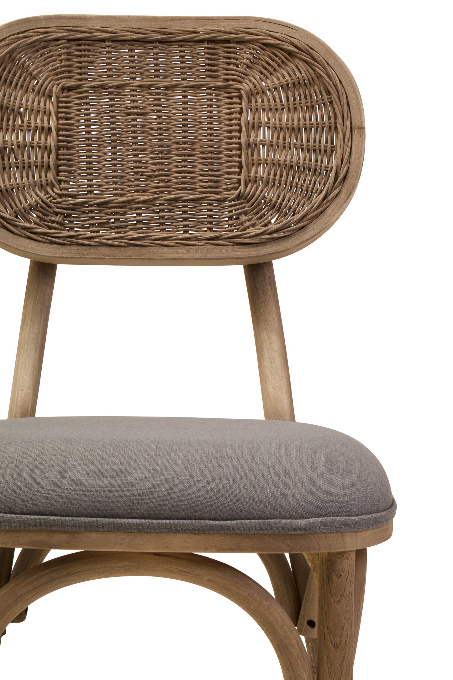 Fiji Grey Wash Elm Wood Dining Chair