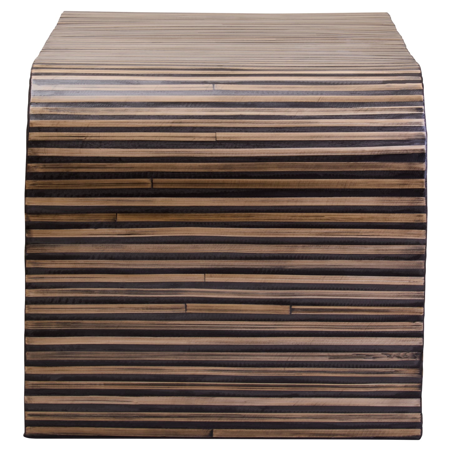 Argentina Bamboo Inlay Curved Coffee Table | Bali & Blue