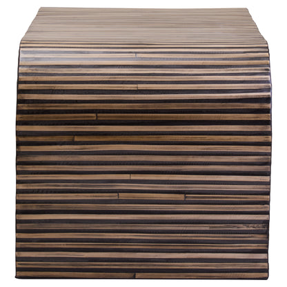 Argentina Bamboo Inlay Curved Coffee Table | Bali & Blue