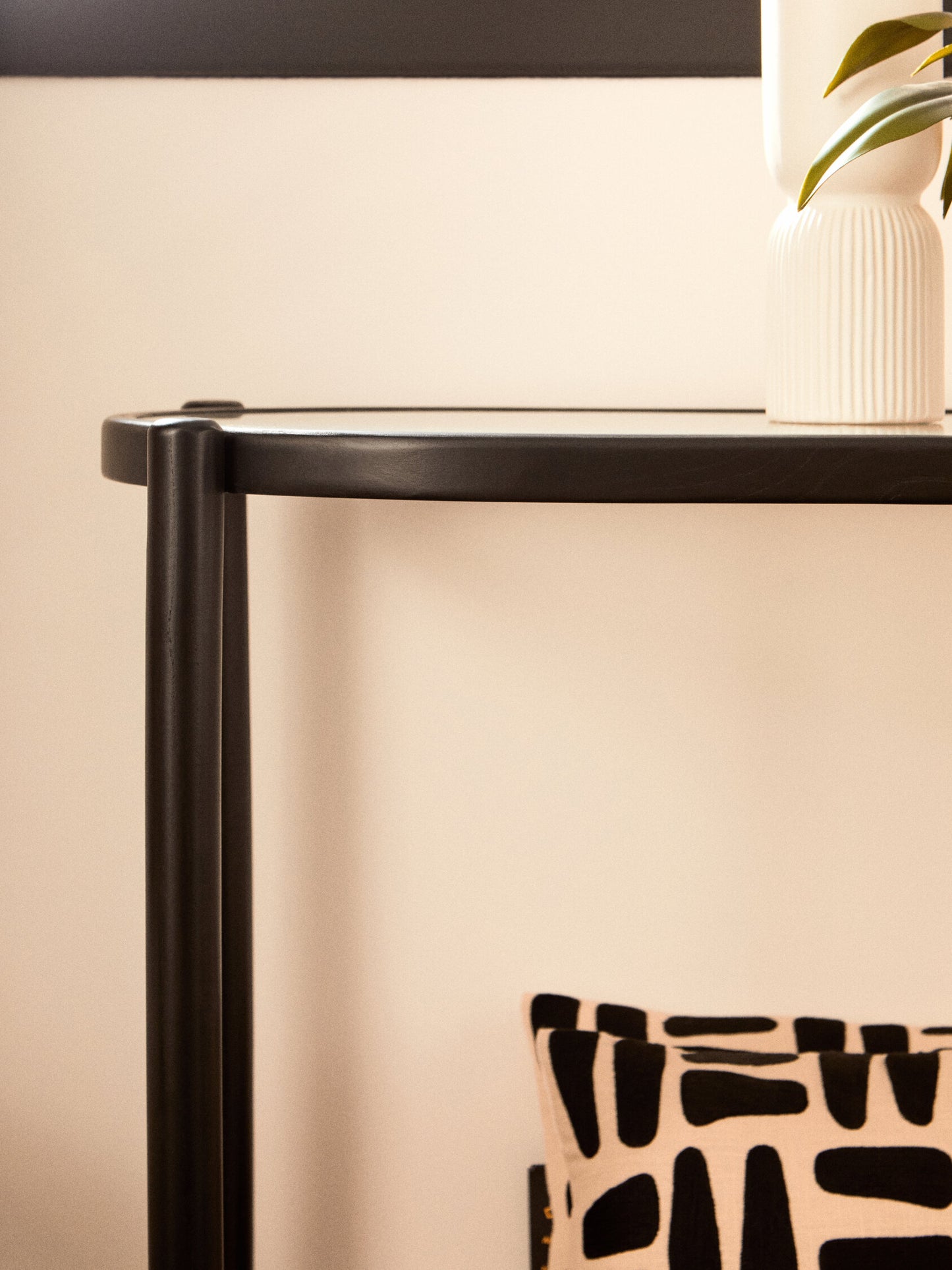 Fiji Rattan and Glass 2 Tier Console Table