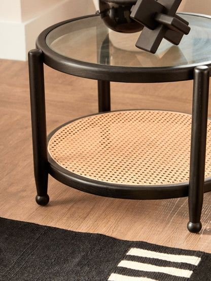 Fiji Rattan and Glass Coffee Table