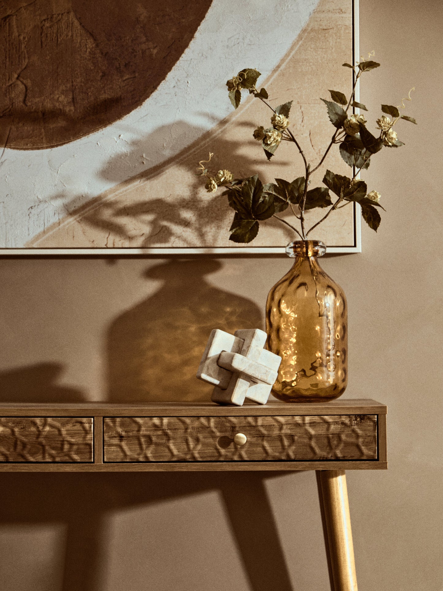 Oscar Wood Veneer Sideboard