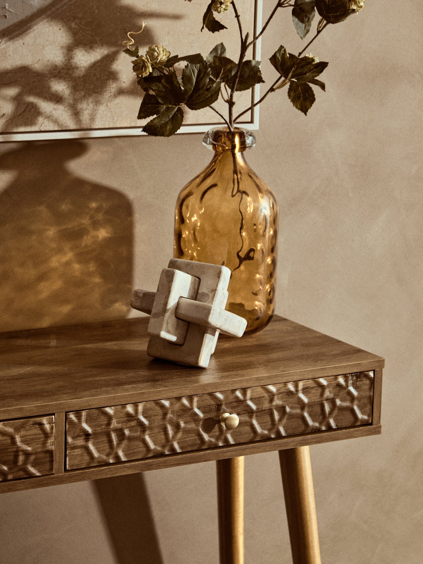 Oscar Wood Veneer Sideboard