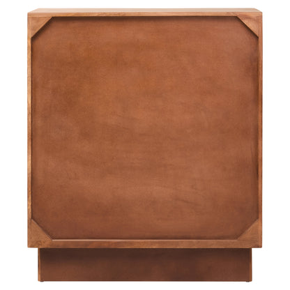 Brando 2 Door Mango Wood Carved Cabinet