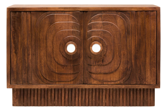 Brando 2 Door Mango Wood Carved Sideboard