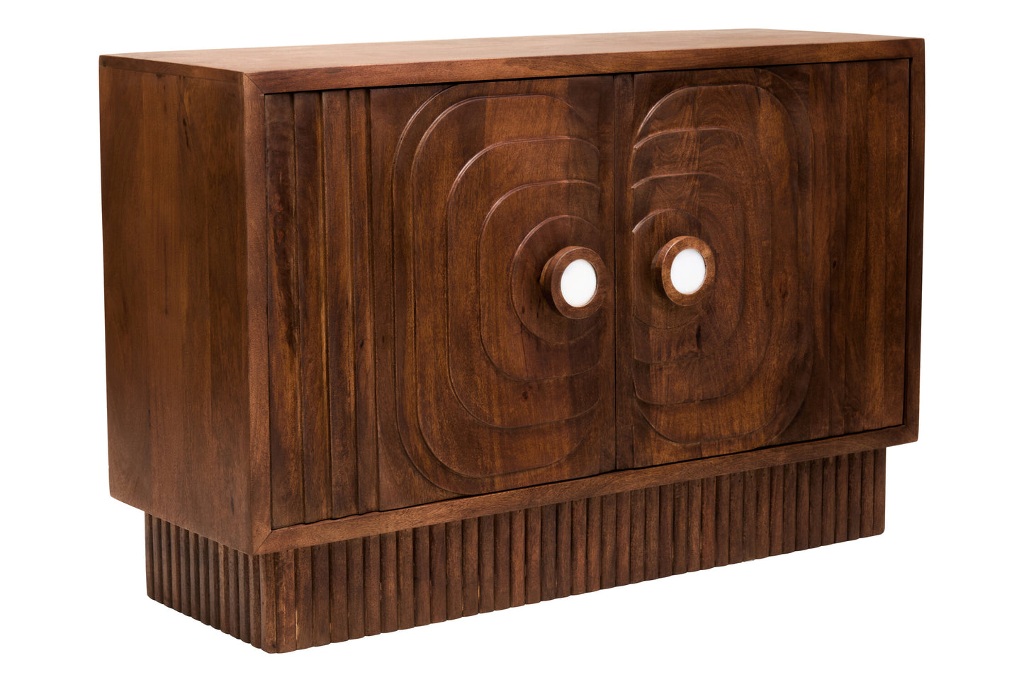 Brando 2 Door Mango Wood Carved Sideboard