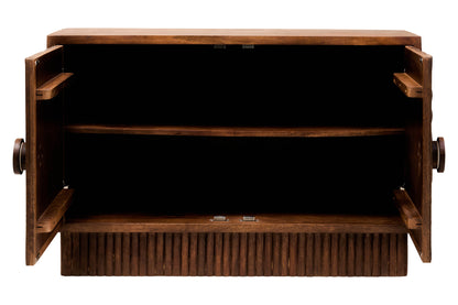 Brando 2 Door Mango Wood Carved Sideboard