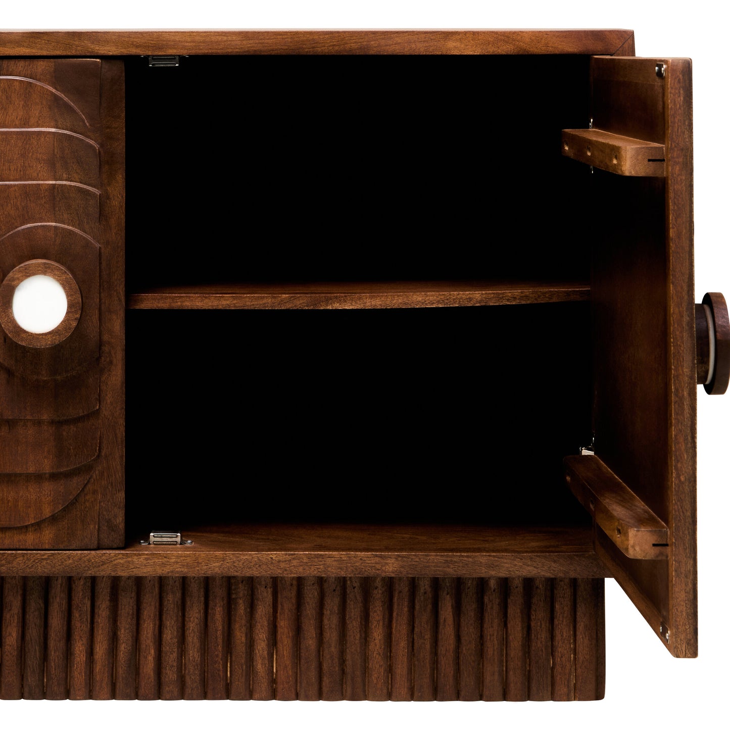 Brando 2 Door Mango Wood Carved Sideboard