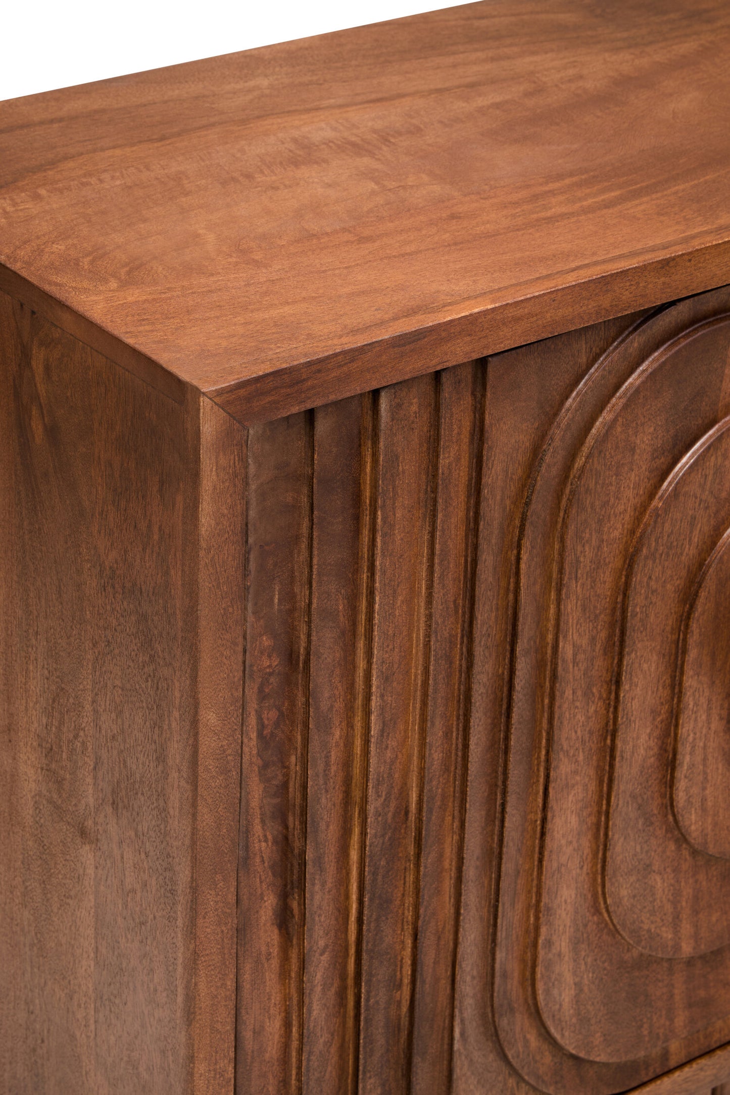 Brando 2 Door Mango Wood Carved Sideboard