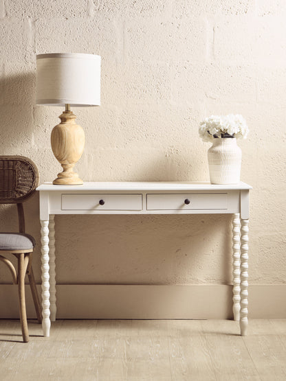 Cambridge 2 Drawer Ivory Desk