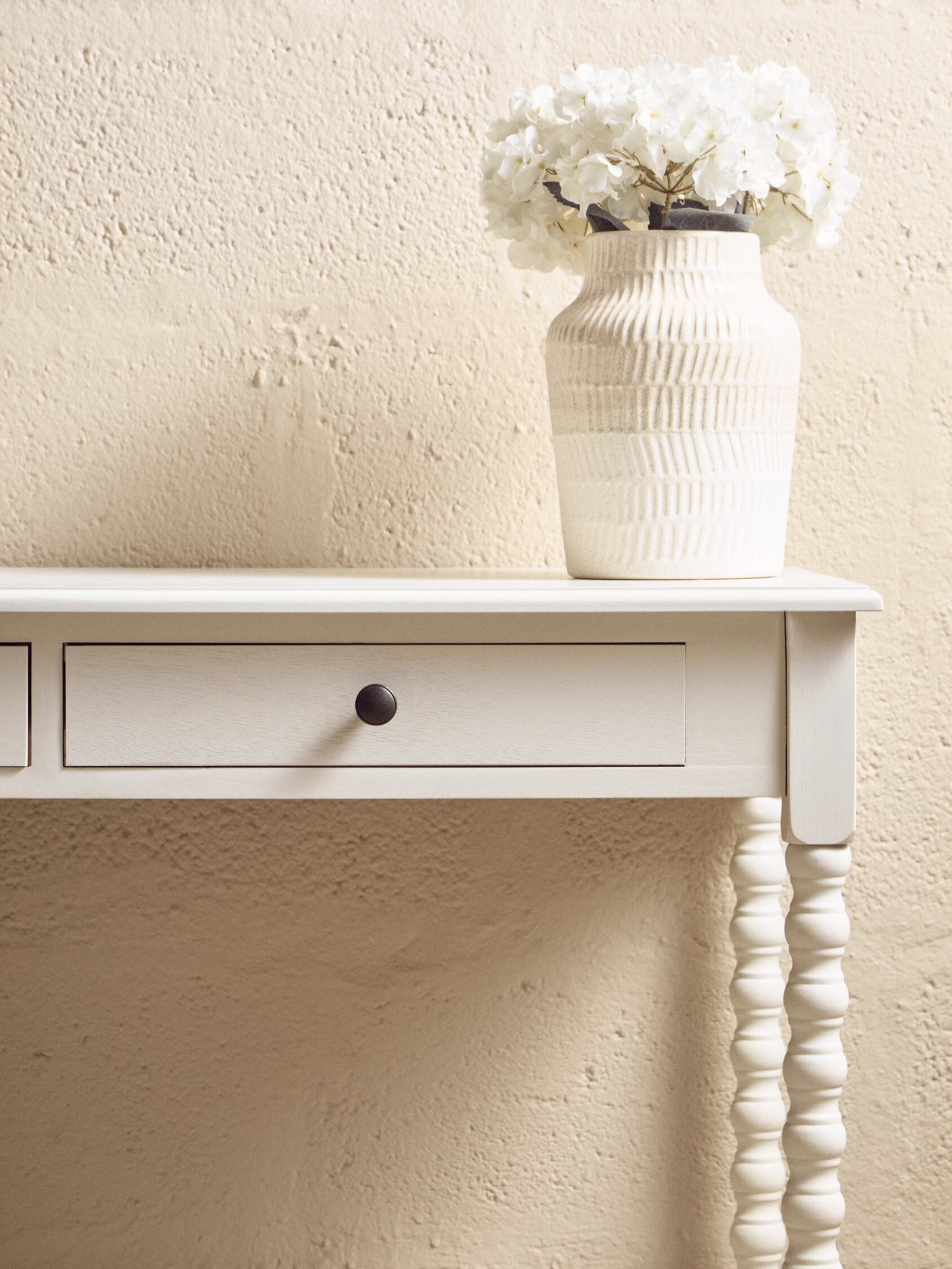 Cambridge 2 Drawer Ivory Desk