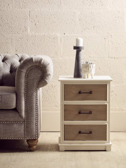 Cambridge White 3 Drawer Chest