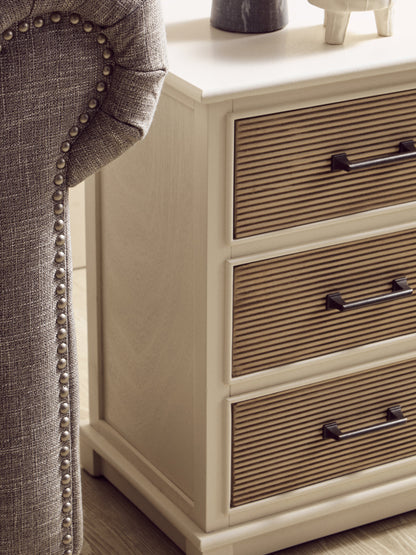 Cambridge White 3 Drawer Chest