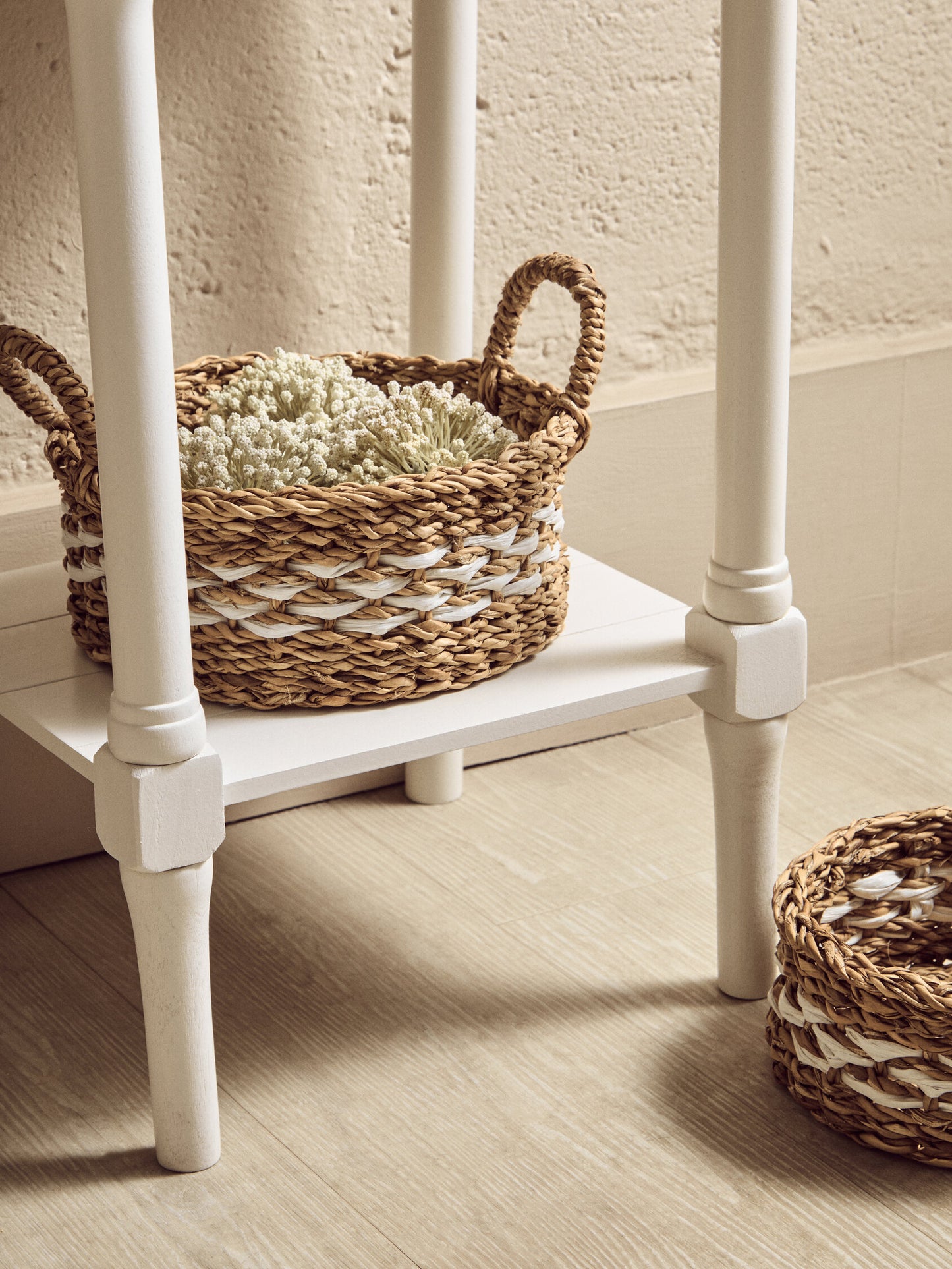 Cambridge One Drawer Ivory Side Table