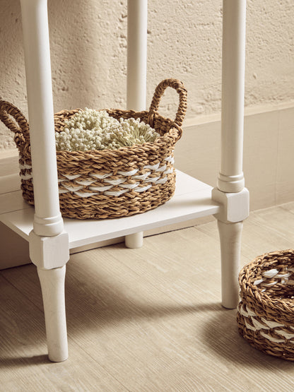 Cambridge One Drawer Ivory Side Table
