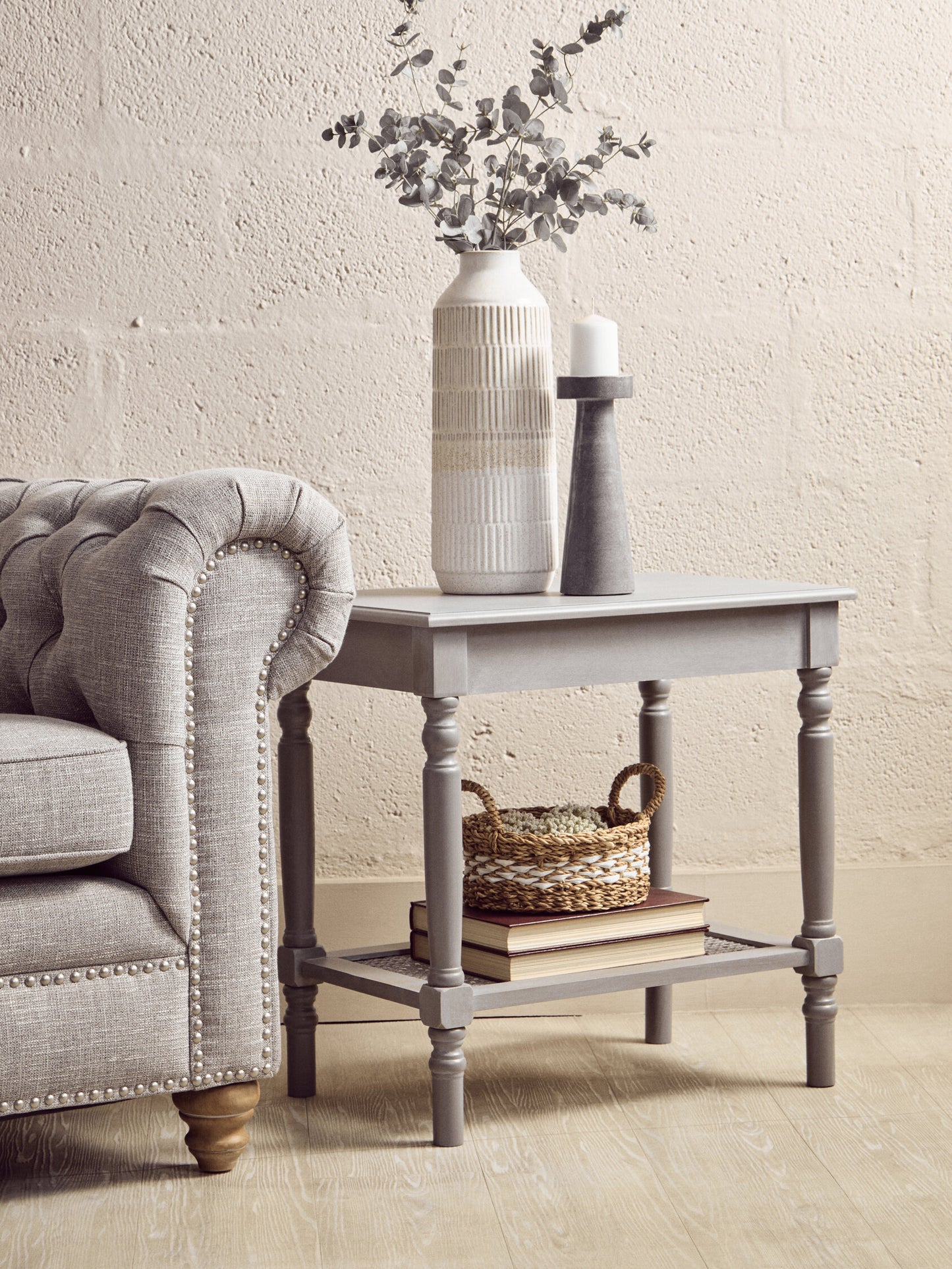 Cambridge Slate Grey Side Table