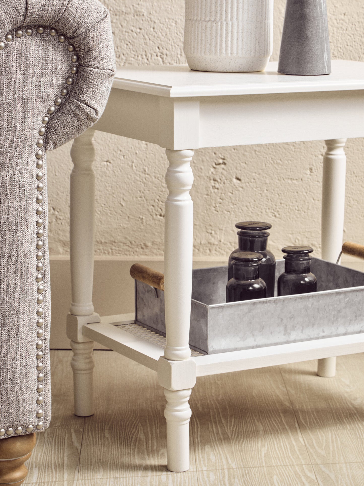 Cambridge White Side Table