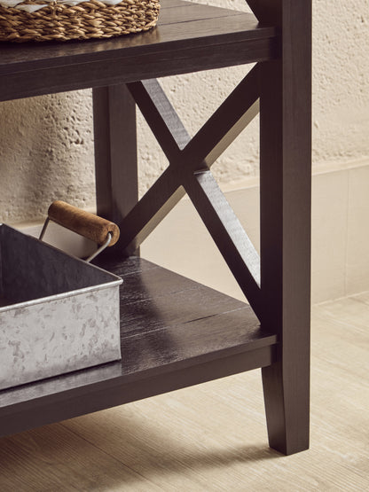 Cambridge 2 Shelf Black Bookcase