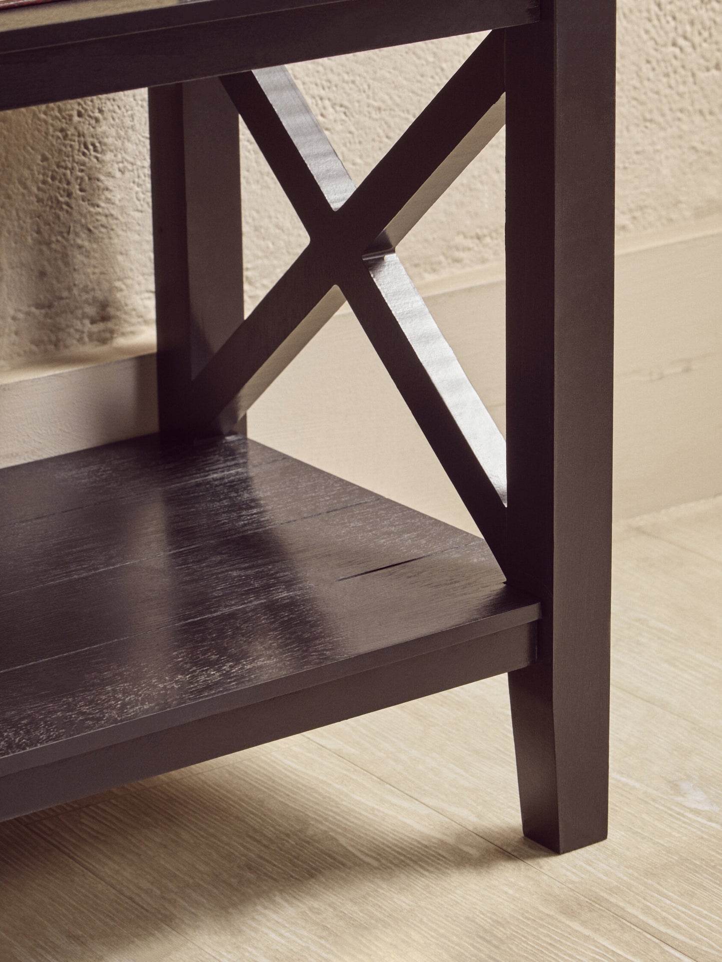 Cambridge 2 Shelf Large Black Bookcase