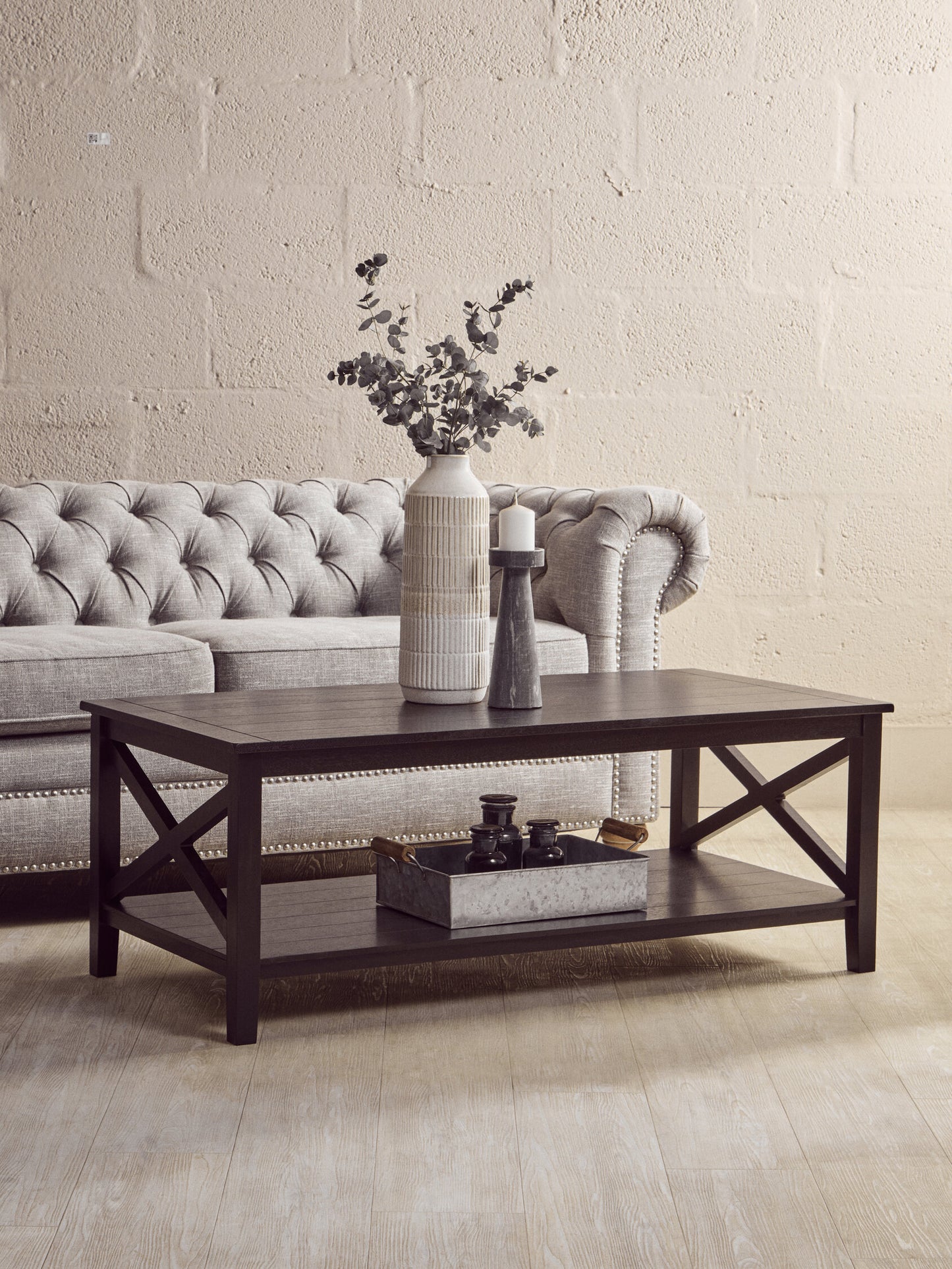 Cambridge Black Wood Coffee Table
