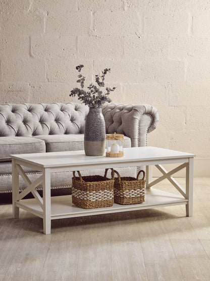 Cambridge White Rectangular Coffee Table