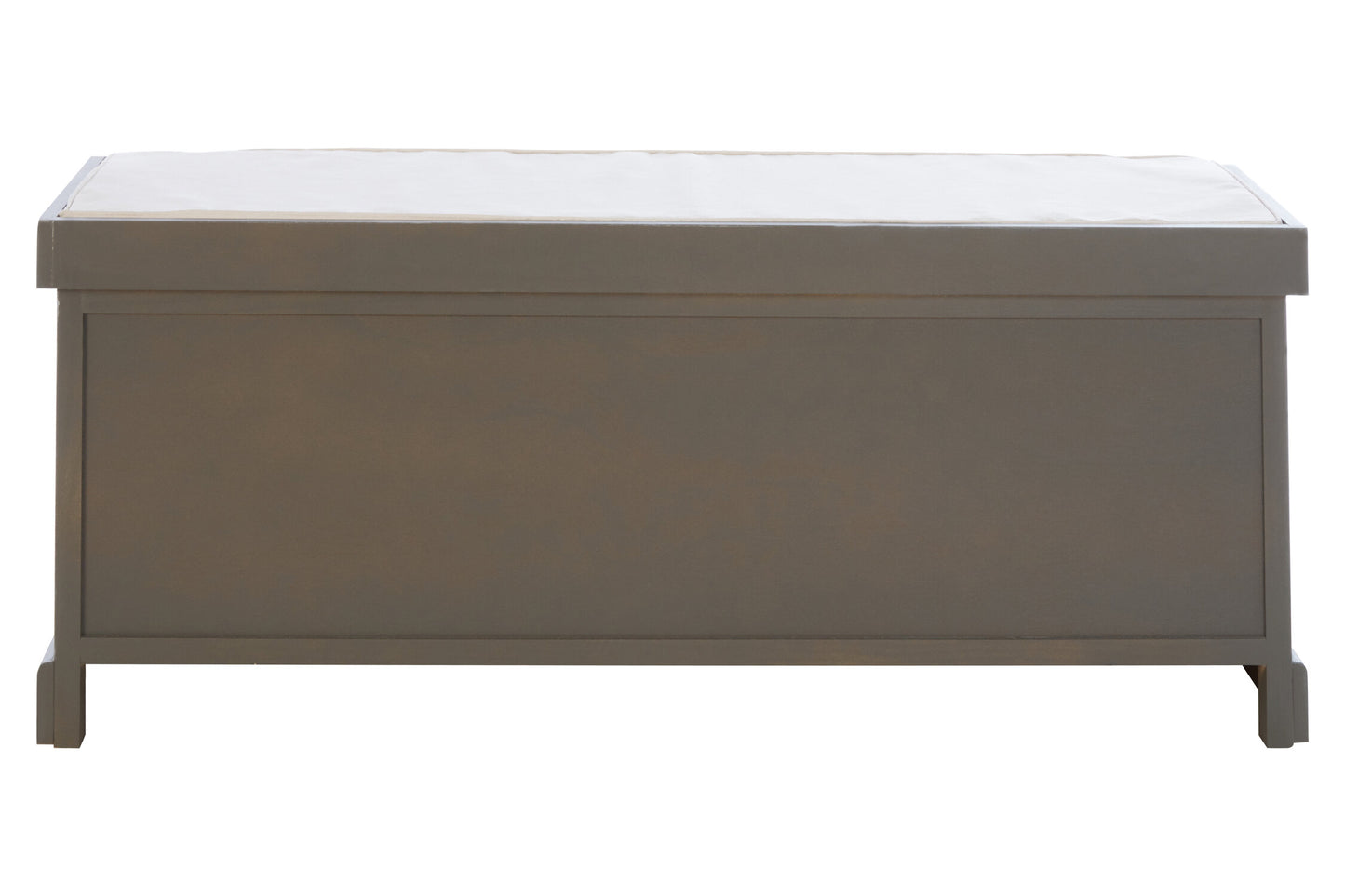 Cambridge Grey Three Drawer Storage Bench with Cushion