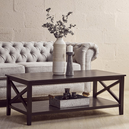 Cambridge Black Wood Coffee Table
