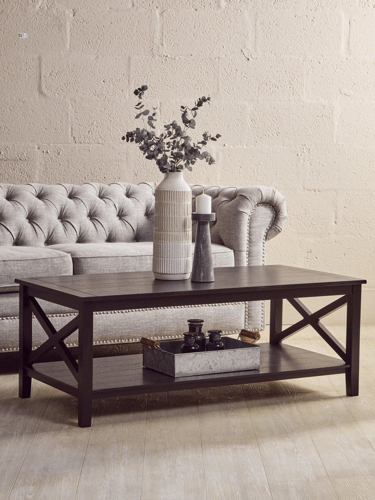 Cambridge Black Wood Coffee Table