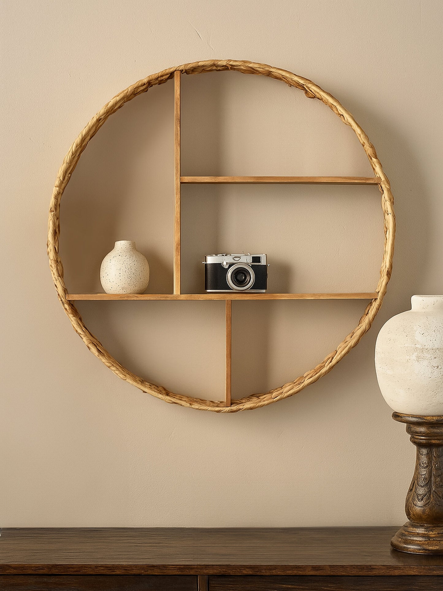 Georgia Water Hyacinth Wall Shelf