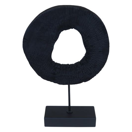 Luxe Decor Large Rustic Mango Wood Sculpture on Stand