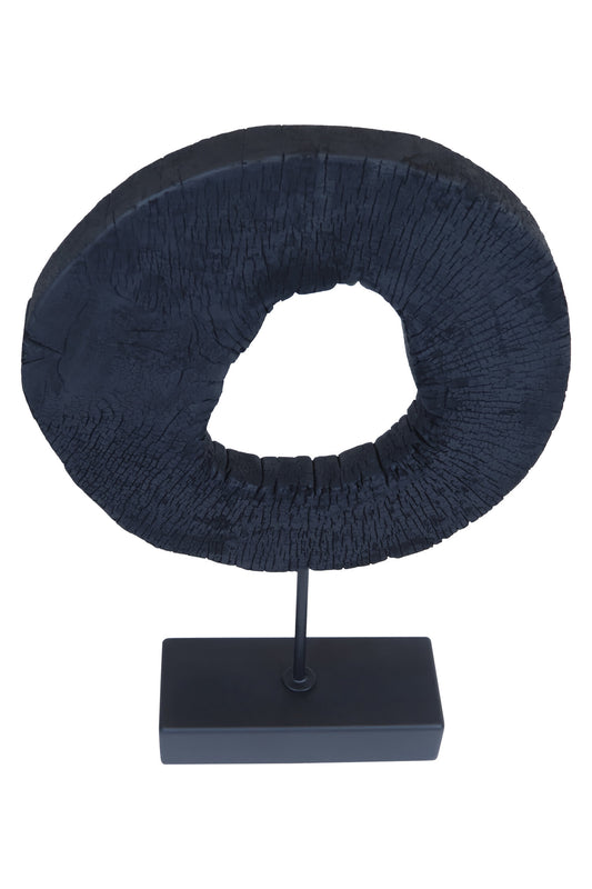 Luxe Decor Large Rustic Mango Wood Sculpture on Stand