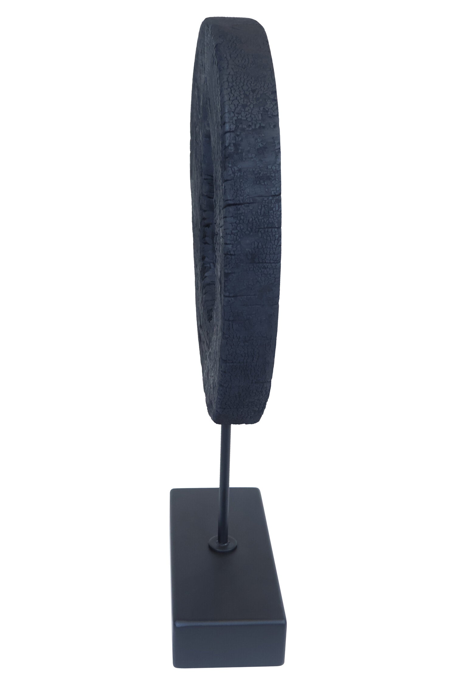 Luxe Decor Large Rustic Mango Wood Sculpture On Stand Ornament | Bali & Blue