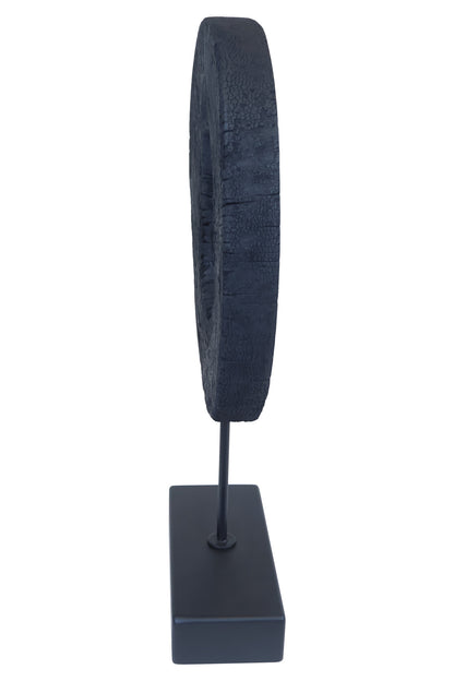 Luxe Decor Large Rustic Mango Wood Sculpture On Stand Ornament | Bali & Blue